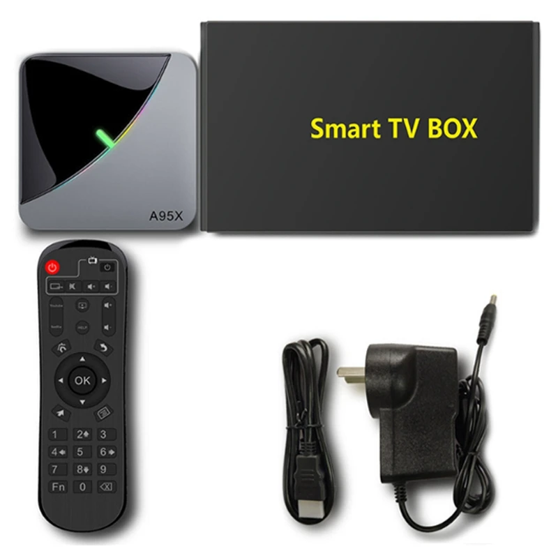 A95X F3 воздуха Android 9 0 Смарт ТВ Box Amlogic S905X3 2 4G & 5G двухъядерный процессор Wi Fi HDR