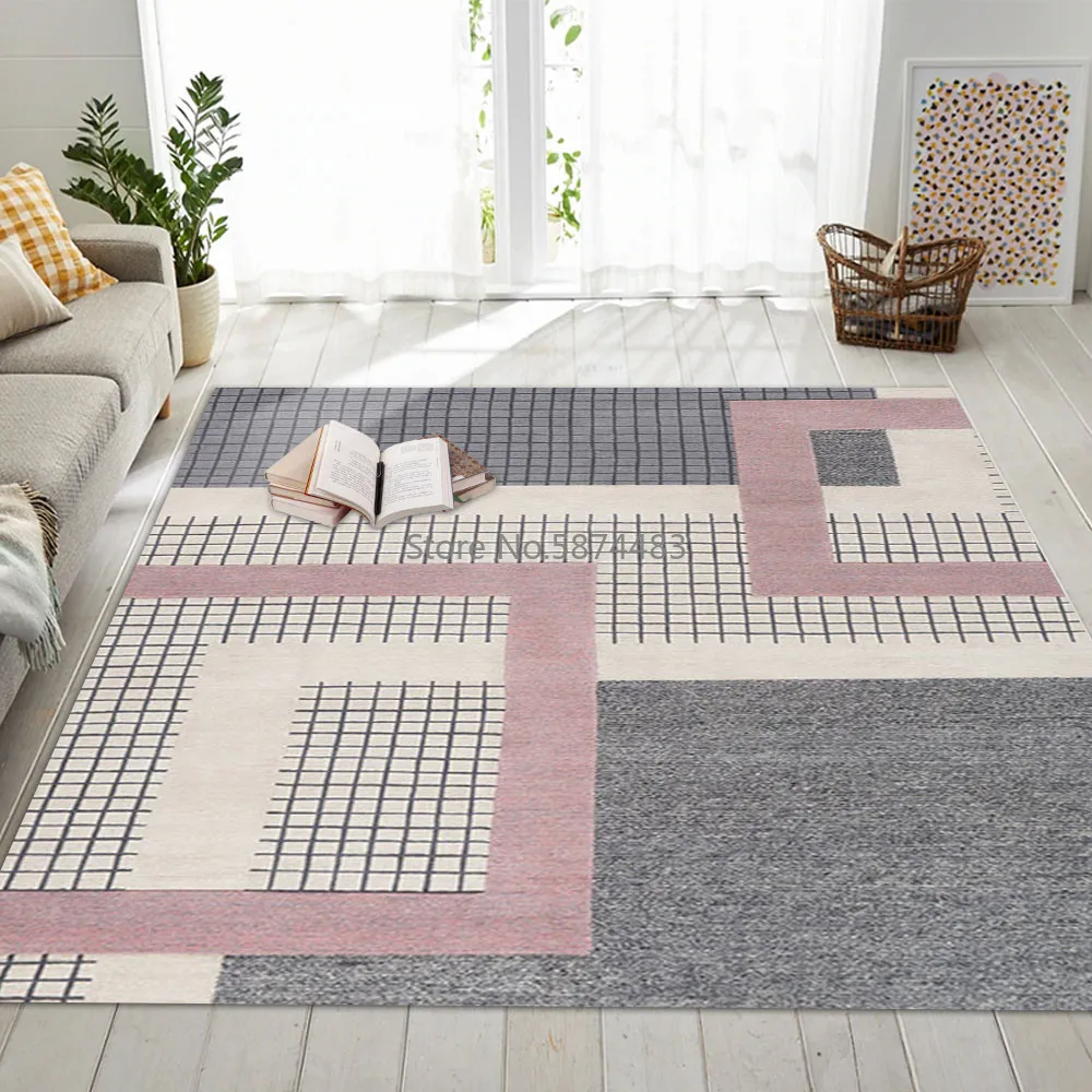 Скандинавский ковер мягкие фланелевые Цветные коврики для гостиной
