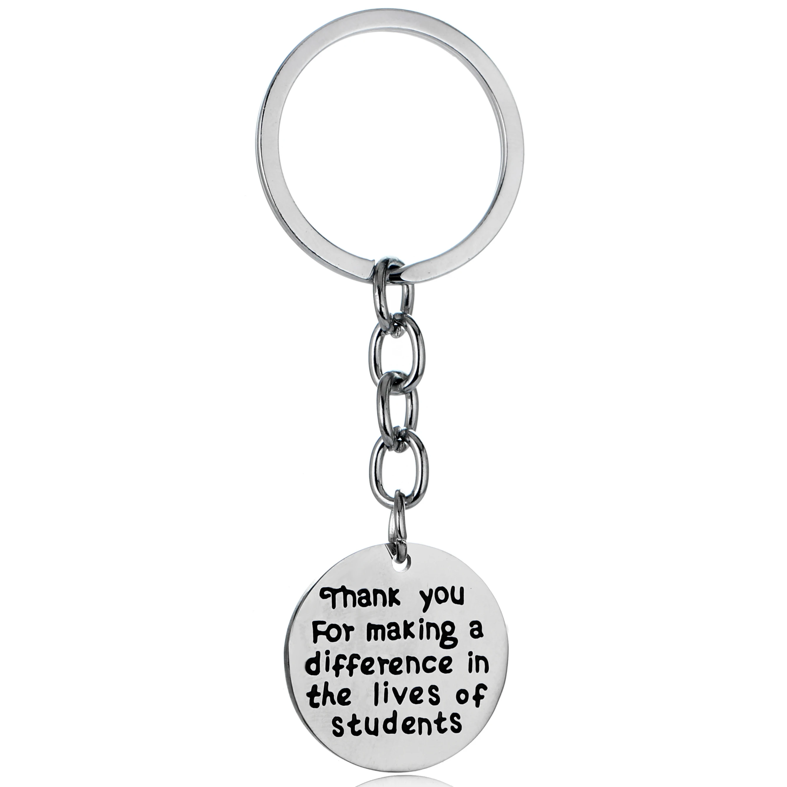 Брелки из нержавеющей стали с круглой подвеской 12 шт. | Украшения и аксессуары