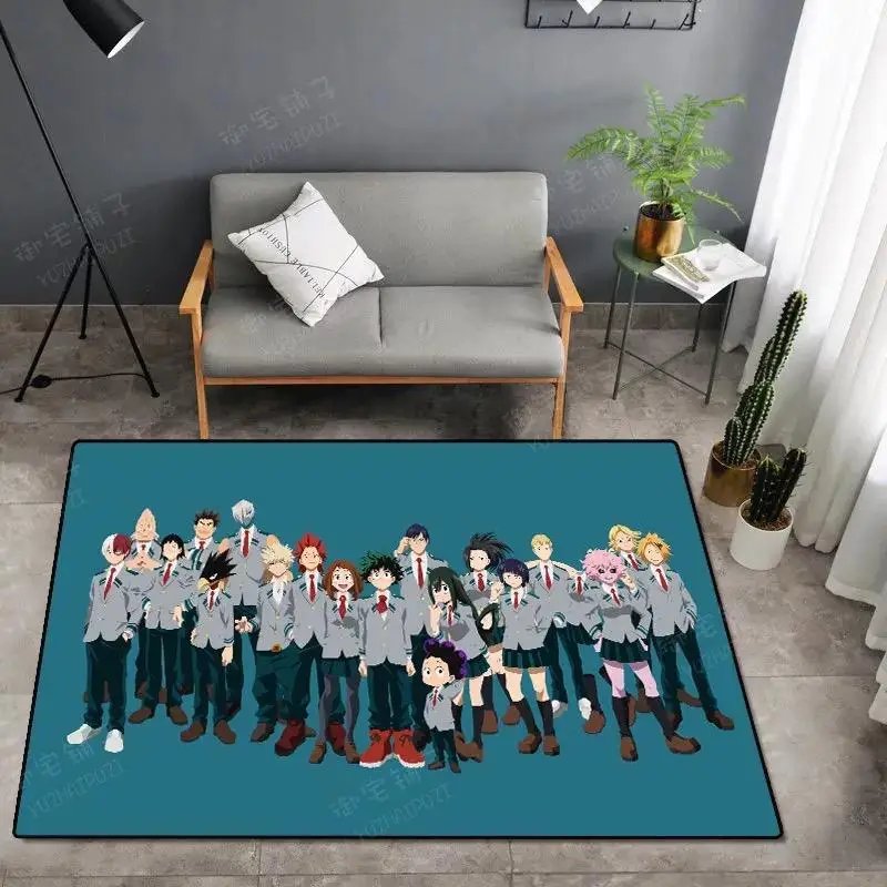 Аниме Boku Midoriya Izuku противоскользящие Придверные коврики для входа мой герой
