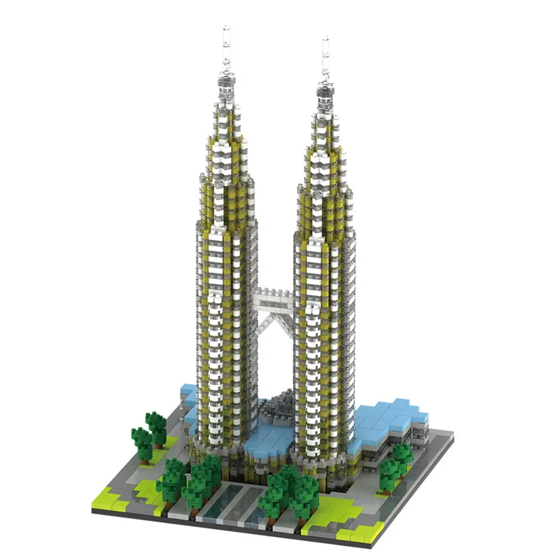 Lezi мировая Архитектура DIY Мини Алмазный строительный блок серия Восточная 3D