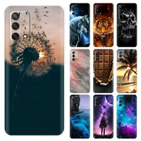 tpu case for oppo a74 5g case silicone phone back cover for oppoa74 a 74 5g case for oppo a74 5g transparent bumper floral case