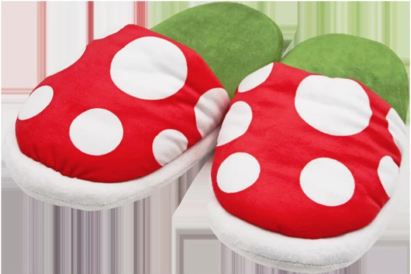 Туфли Piranha Цветочные шлепанцы осень-зима плюшевые тапочки для мужчин и женщин