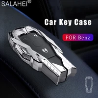 zinc alloy remote smart car key case cover key set bag for mercedes benz w204 w212 c180 glk300 cls clk cla slk c s e class