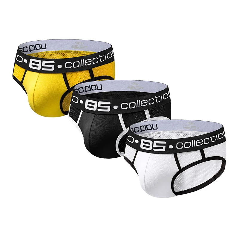 

New Men Underwear Mesh Qucik-Dry Sexy Men Briefs Breathable Mens Slip Cueca Male Panties Underpants Briefs Gay Underwear