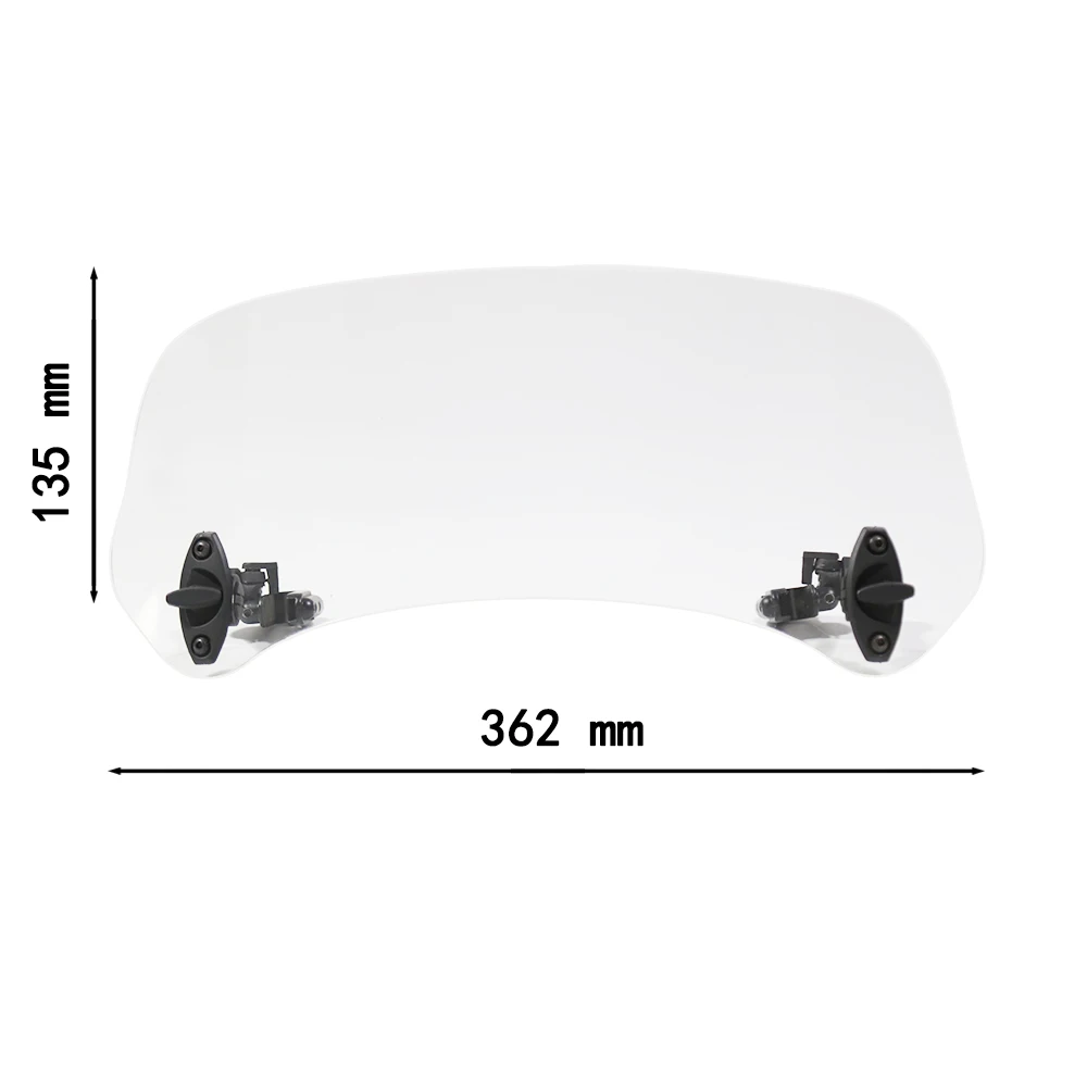 Универсальный мотоциклетный удлинитель на лобовое стекло с зажимом