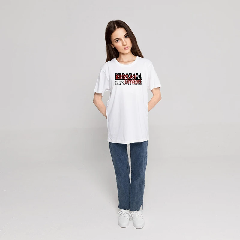

Display Limited Printed Female T Shirts Creativity Casual Tshirt Vogue Oversize T Shirts Street Crewneck T-shirts Woman