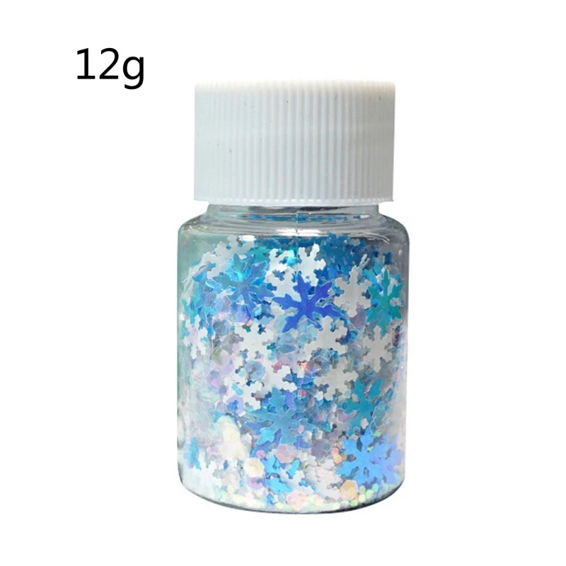 

N58F Snowflake Bright Flakes Sequins Resin Mold Fillings Resin Art Glitters 10g Per