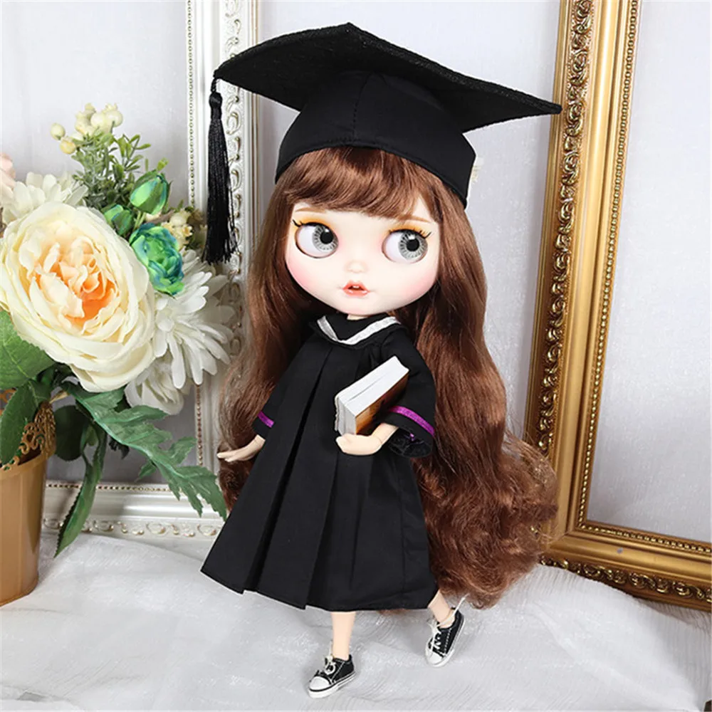 Одежда для кукол Blyth ICY DBS черный костюм на выпускной церемонию подходит