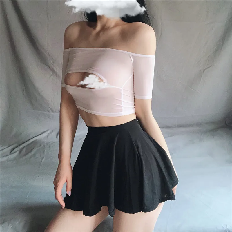 Клубная сексуальная прозрачная юбка женская юбка-трапеция из вискозы