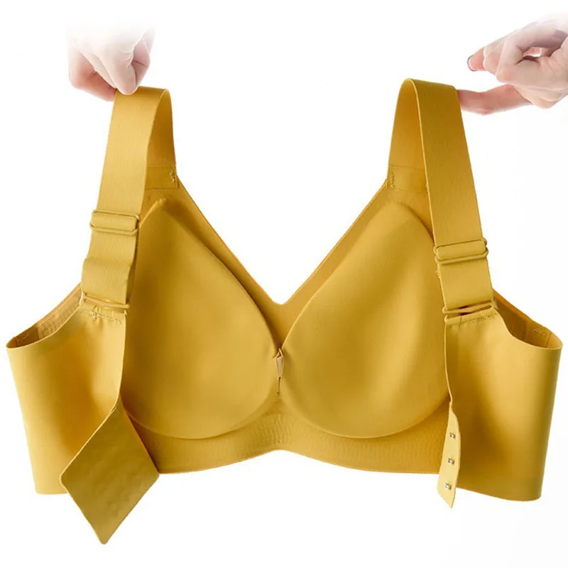 Бюстгальтер женский латексный бесшовный пуш-ап 3 шт. | Женская одежда