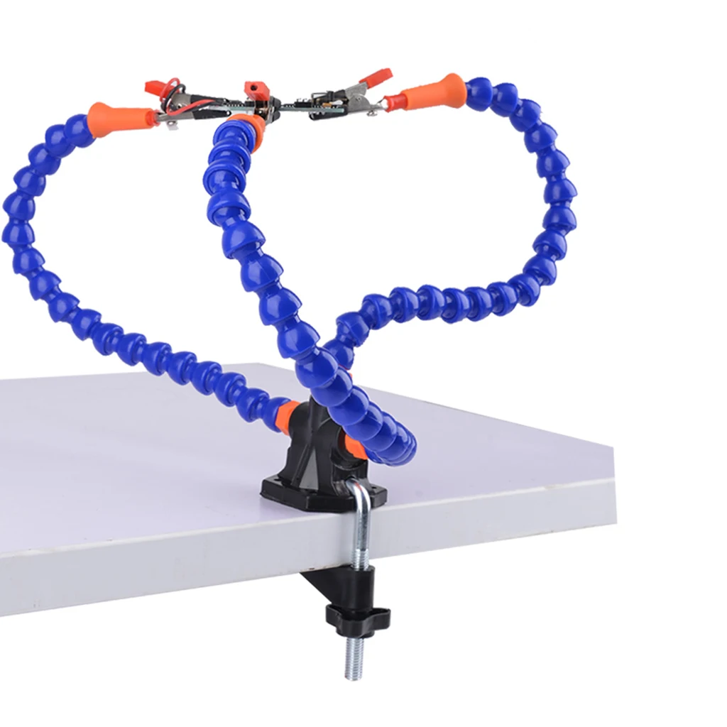

1 Lot Aircraft Model Welding Stand Maintenance Desk Clamp Flexible Arms