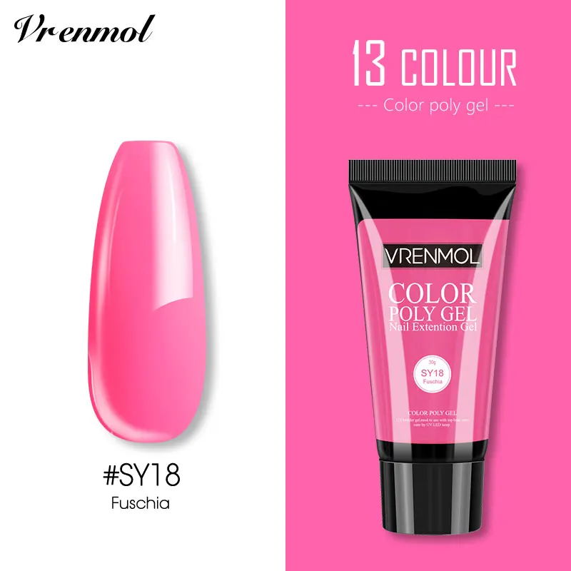 30ml SY18 Vrenmol, не очищающее верхнее покрытие, верхнее покрытие, Базовое покрытие, основа, грунтовка, Гель-лак для ногтей, УФ светодиодный Гель-лак, впитывающий Гель-лак - Цвет: 30ml SY18