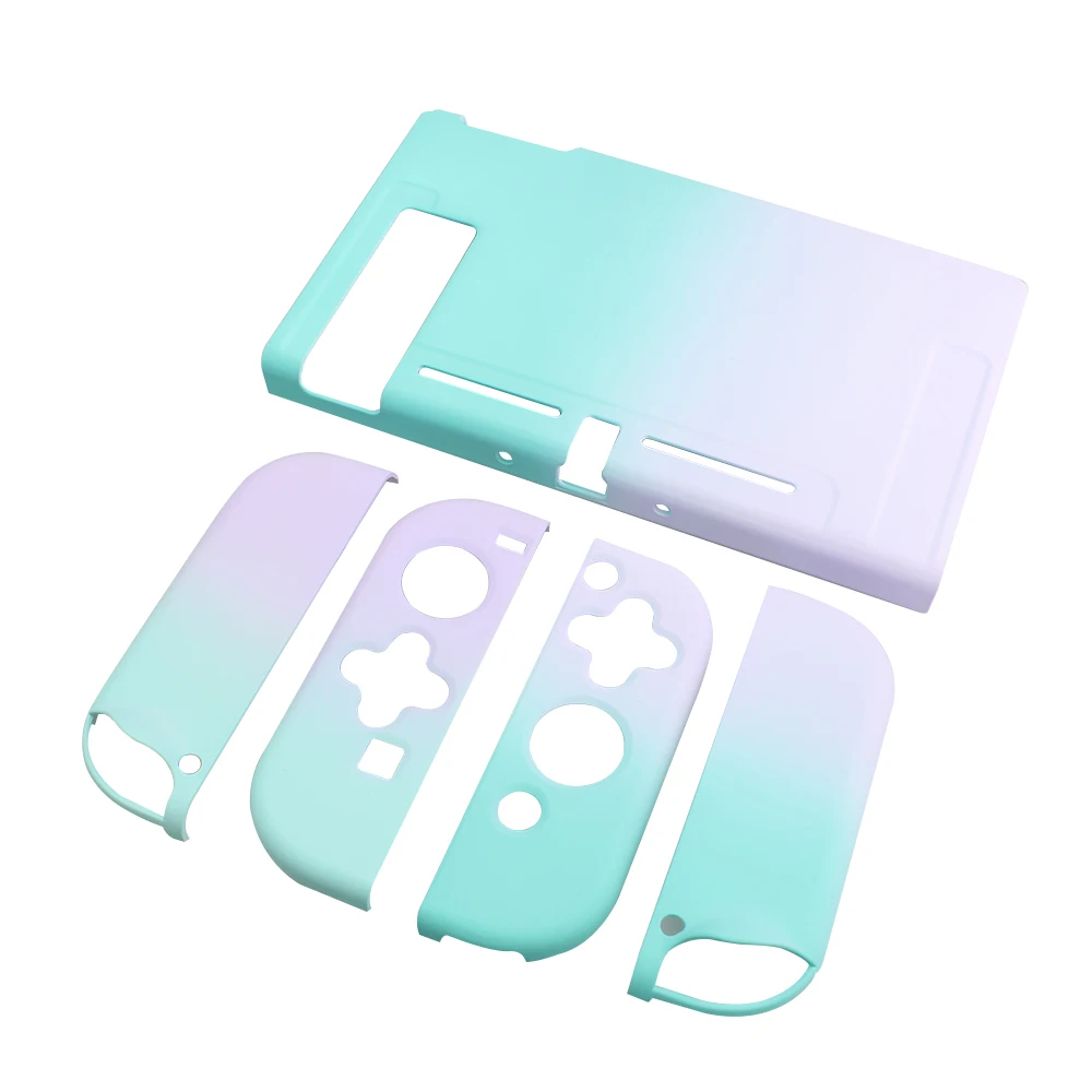 Жесткий чехол с градиентом Kawaii разноцветным корпусом для переключателя Nintendo Console