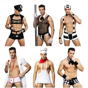 Сексуальный полицейский костюм, латексное Сетчатое сексуальное нижнее белье, горячая эротическая форма полицейского, ролевые игры, сексуальная одежда для взрослых мужчин, костюм полицейского