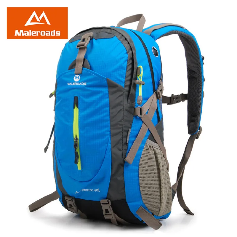 Maleroads 40L водонепроницаемый походный рюкзак для путешествий Mochilas спортивный рюкзак треккинг альпинистские сумки для мужчин и женщин - Цвет: Blue