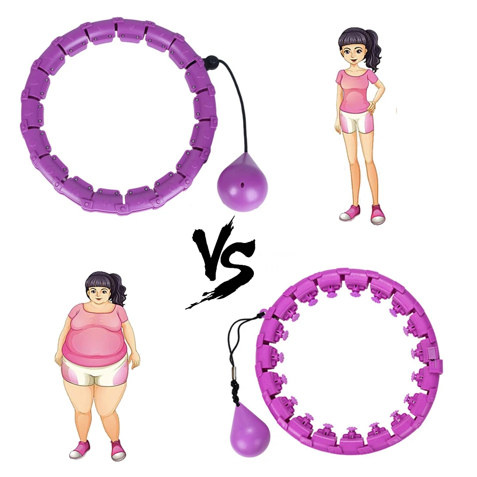 

Magic Hoop Thin Waist Abdominal Exercise Loss Weights Intelligent Counting Smart Fitness Never Falling Hoop Massage Sport Hoops