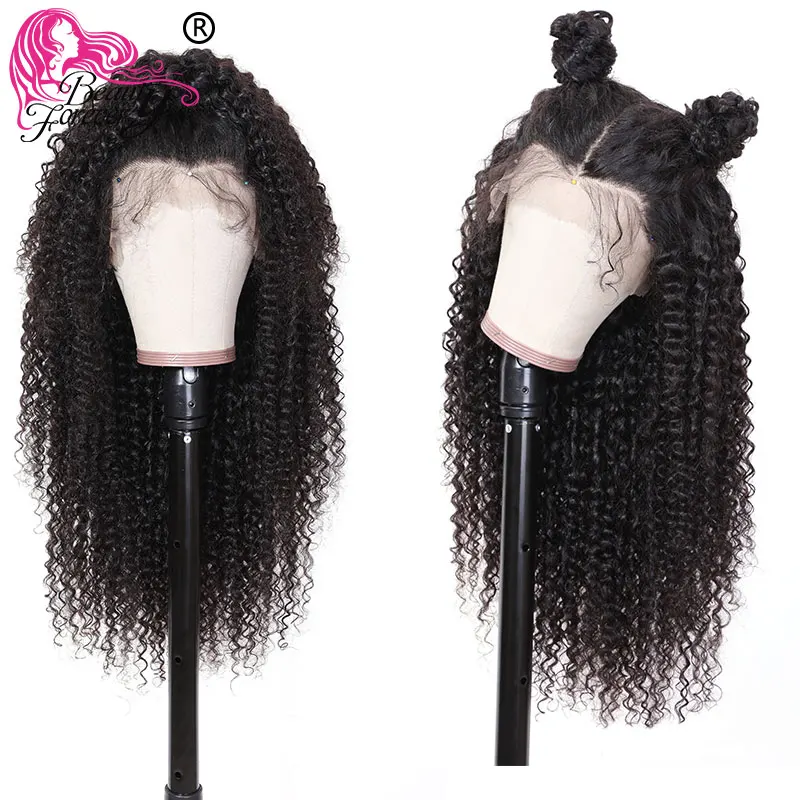 BeautyForever малазийские кудрявые волосы 13*4/6 парики на кружеве Remy человеческие волосы высокое соотношение 360 парики на кружеве 150%/180% Плотность