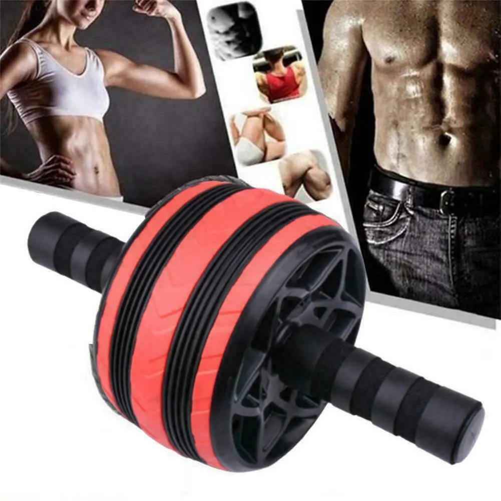 

Fitness Equipment For Home Gym Workout Abdominal Roller Exercise Wheel Fitness Portable Mute Roller Core Trainer Arm Back Belly