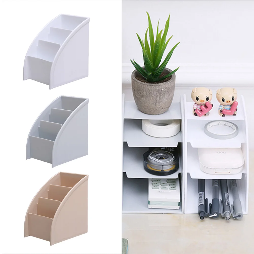 Трапециевидный Настольный органайзер 1 шт. пластиковый ящик для хранения