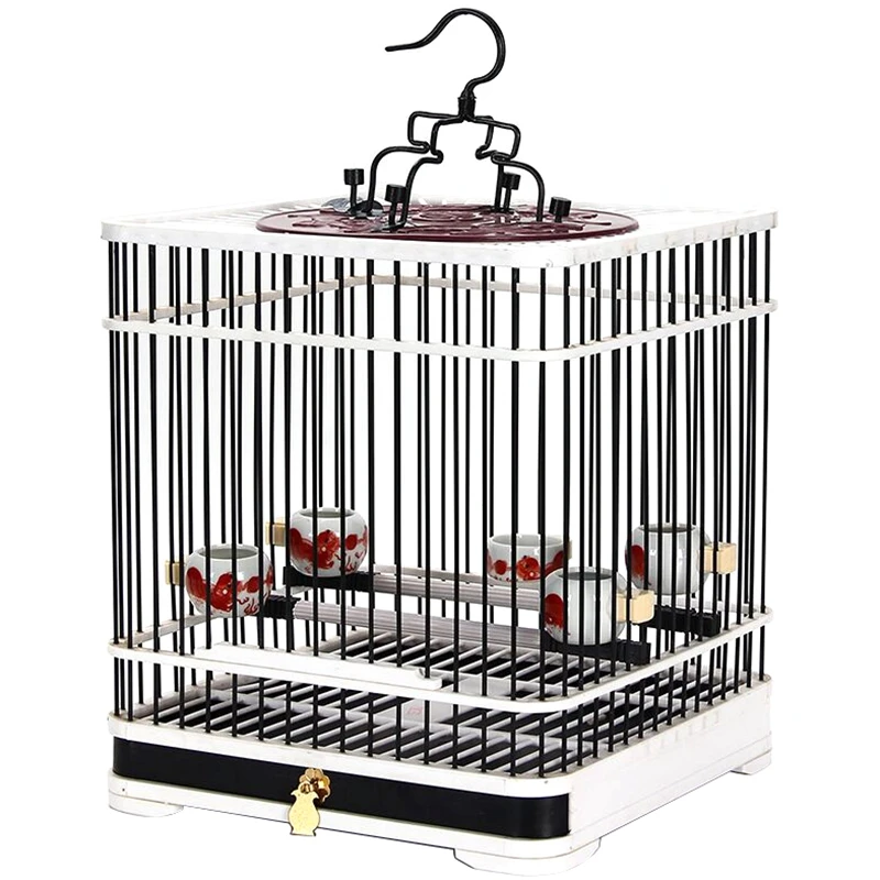 

New model steel shellfish cage embroidery dianchin jade yellow bird accessories bath cage spring drawer