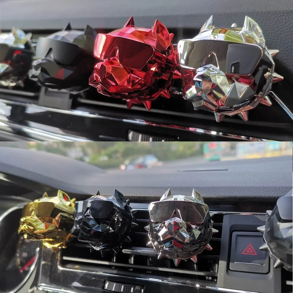 Магнитный освежитель воздуха для автомобиля с изображением бульдога |