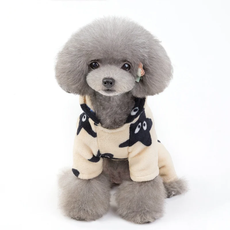 Комбинезон для собак зимняя одежда милый костюм маленькой собачки комбинезоны