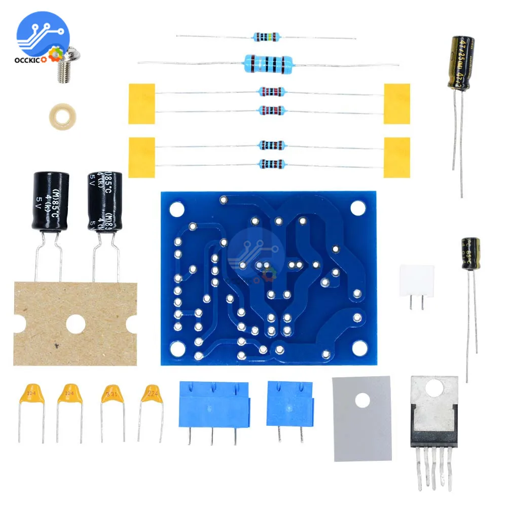 LM1875T плата одноканального усилителя аудио стерео HIFI звуковая плата для Arduino Сделай Сам спикер комплект Preamp