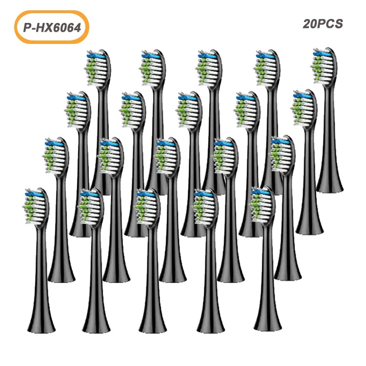 

20pcs HX6064P Electric Toothbrush Heads for Replacement HX6780 HX6781 HX6902 HX6910 HX6911 HX9044 HX6074 HX9024