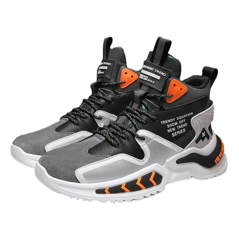 

Новая модная мужская спортивная обувь удобные и дышащие кроссовки для бега с утолщенной подошвой в стиле ретро на каждый день Мужская Дизай...