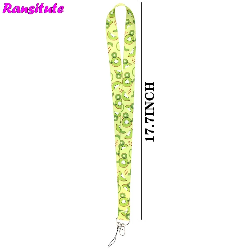 Фрукты серии киви талреп Ключ ID карты мобильный телефон ремень USB бейдж держатель