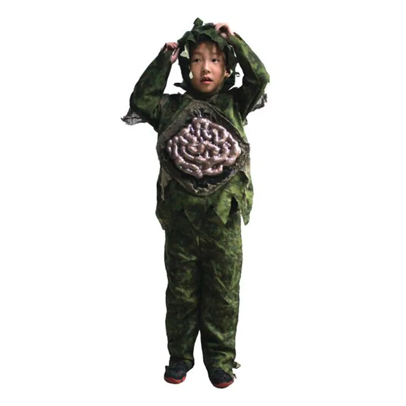 Children Boy Girl Mummy Zombie Cosplay Costume Kids Performance Intestine Ghost Costumes Masquerade Party Dress Decor Halloween| |