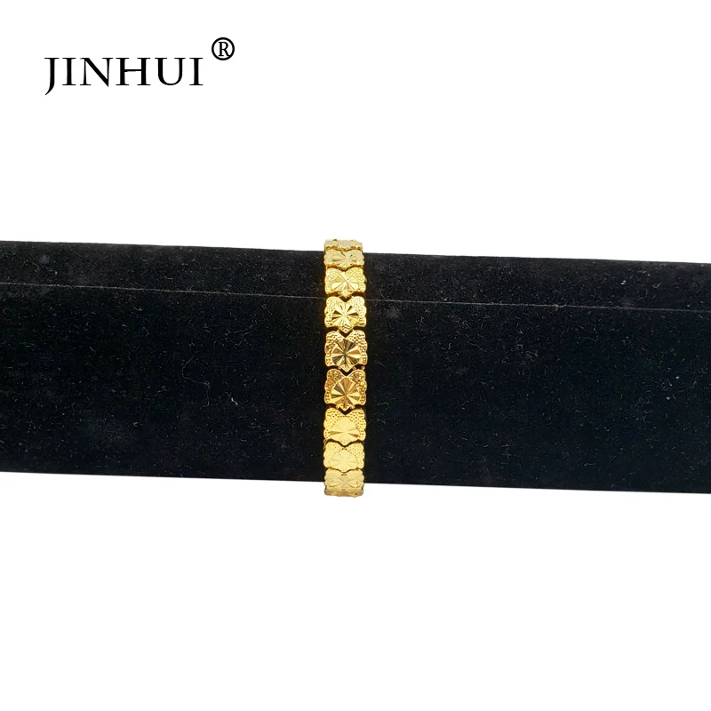 Женский браслет в форме сердца Jin Hui новый золотого цвета африканском стиле