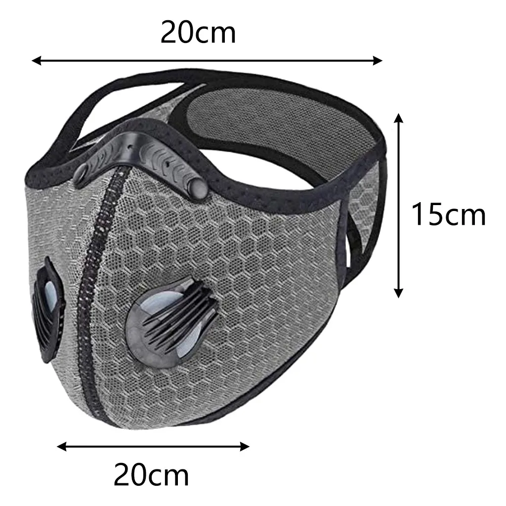 

Mask Face Mask Masque Scarf 1+10pcs Dustproof Masks Activated Carbon Dust Mask With Extra Filter Cotton Sheet Mascherine Masks
