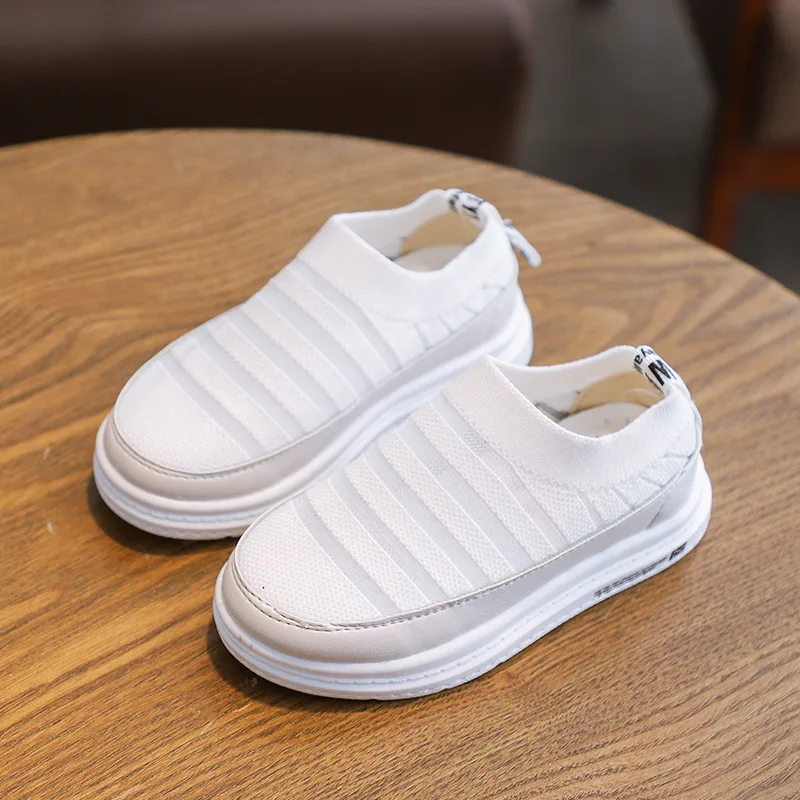 

Новинка весна-осень 2020 вязаные Дышащие Детские сетчатые туфли для девочек и мальчиков Студенческая Повседневная Спортивная обувь для бега ...