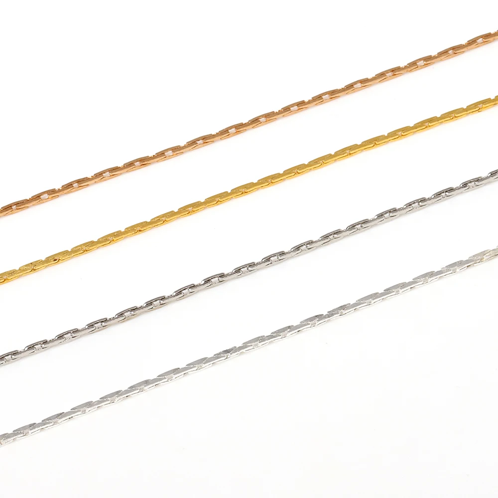 12 шт. золото/КЦ золото/серебро Цвет металла звено ожерелье цепь застежка Омар