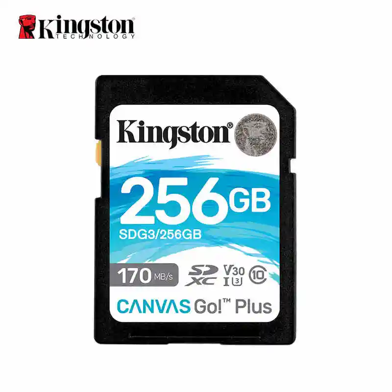 Карта памяти Kingston SD оригинальная флеш карта 128 Гб 64 ГБ 32 256 класс 10 uhs i U3 4K для