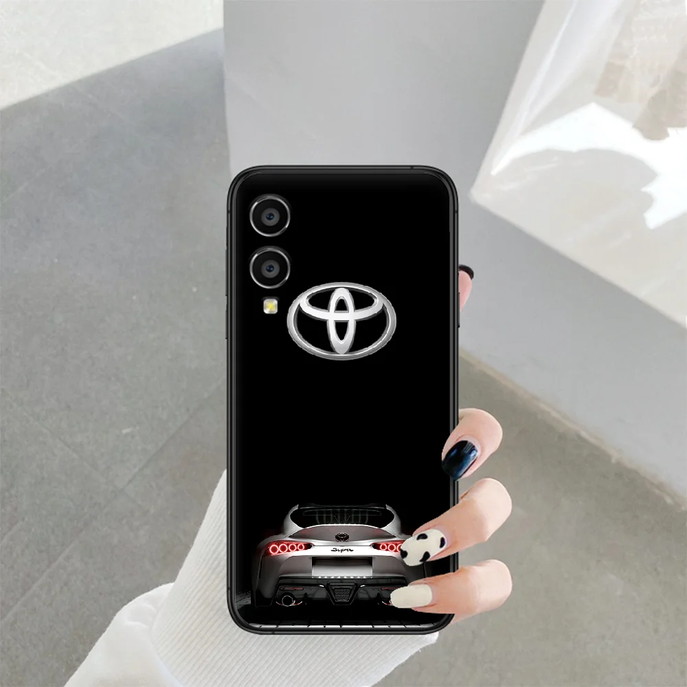

Toyotas car Phone Case For Huawei Honor 6A 7A 7C 8 8A 8X 9 9X 10 10i 20 Lite Pro Play black Coque Luxury Cover Silicone Funda