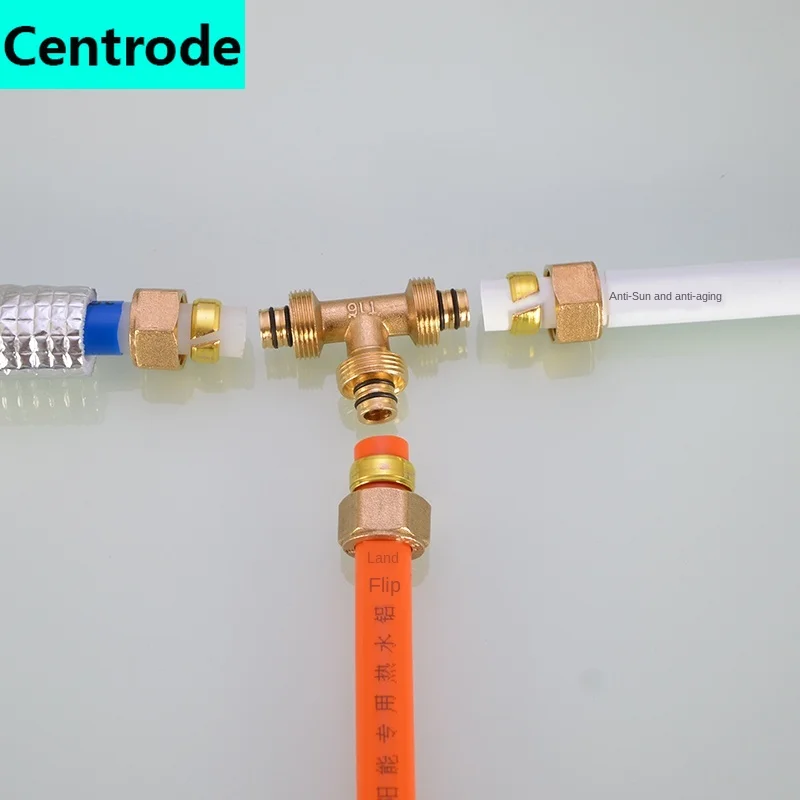 1216 алюминиево пластиковая труба дюйма медные фитинги с резьбовым соединением