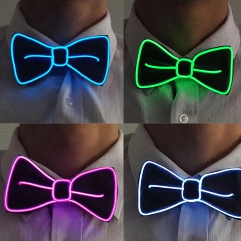 

Men's and Women's LED Luminous Bow Tie Club Party Halloween