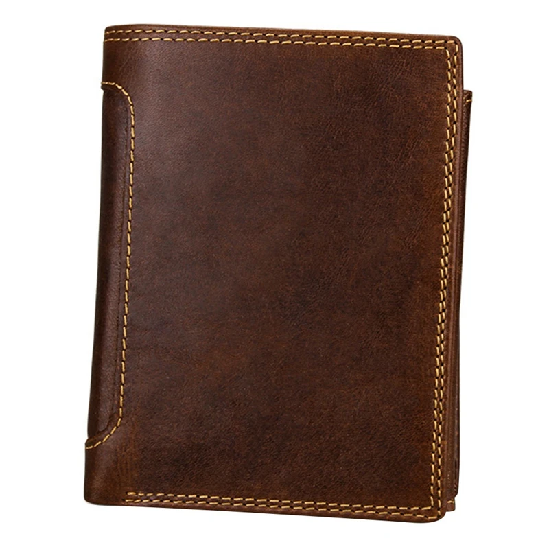 

Men's Wallet Multifunctional Men's Wallet Retro Card Holder Vertical Wallet