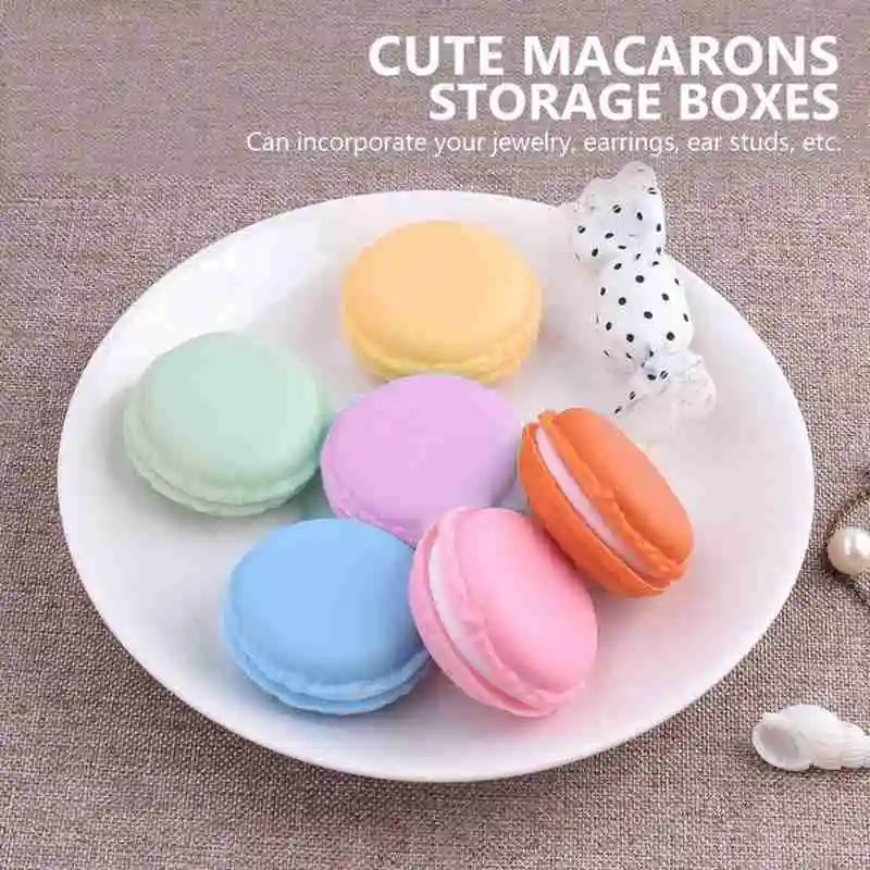 

Mini Macarons Organizer Storage Box Earphone Sd Card Case Carrying Bag 1Pc Jewelry Storage Organization