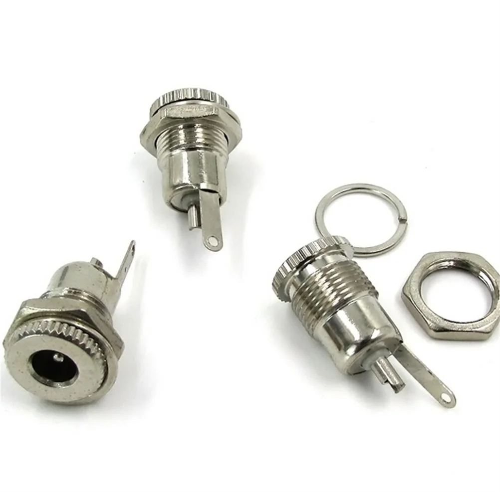 

5PCS/LOT 5.5 mm x 2.1mm DC099 DC-099 DC Power Jack Socket Metal Female Panel Mount Connector