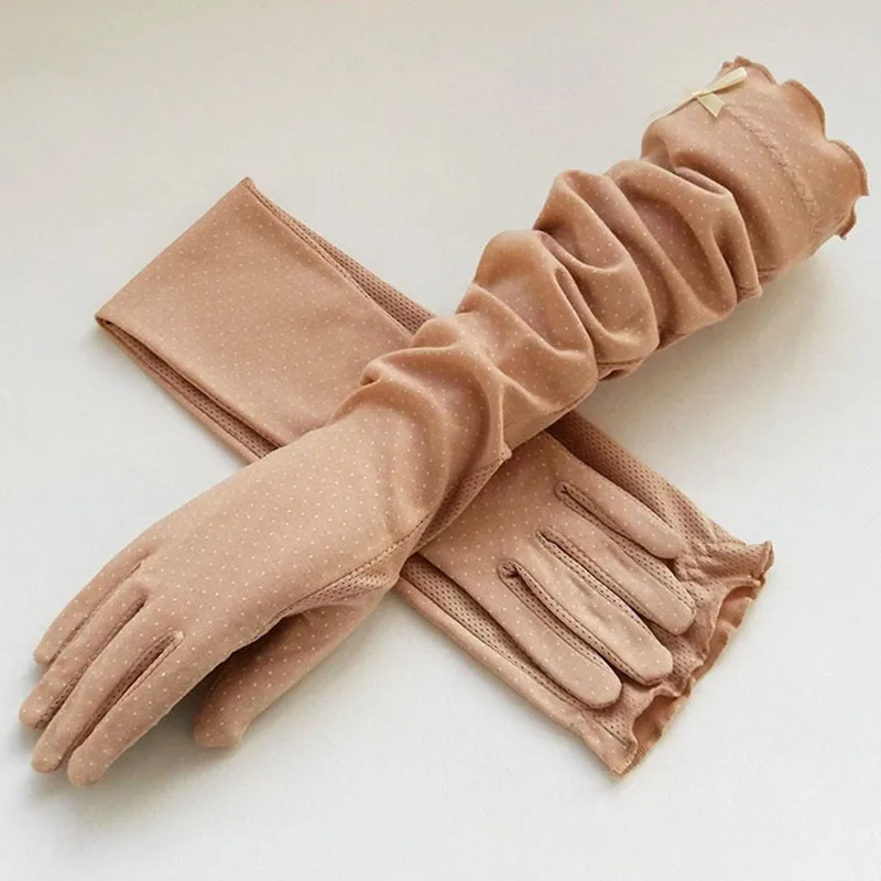 

Women Sun Protection Driving Gloves Touchscreen Cotton Arm Sun Blocking Gloves for Outdoor Sports Summer Supplies PR Sal