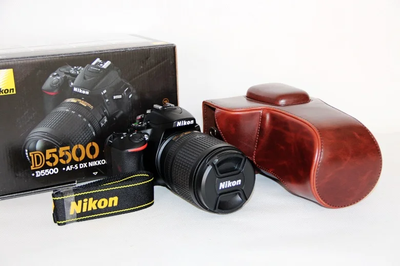

Leather Camera case bag Grip For Nikon D5100 D5200 D5300