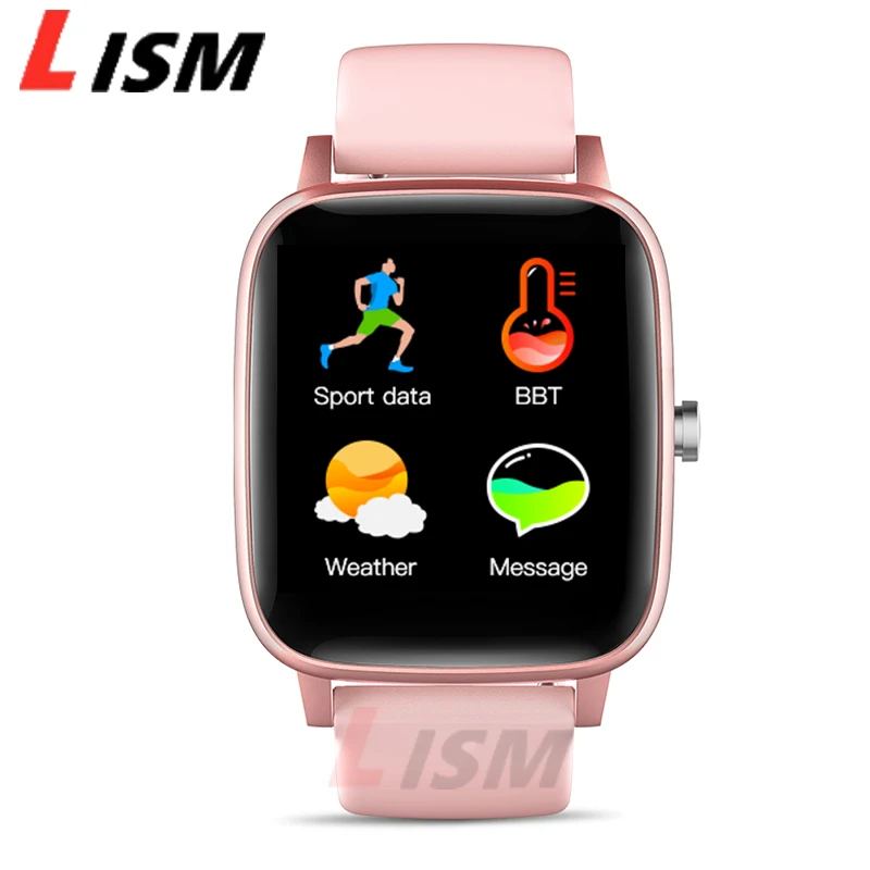 ЛМС T98 новые тела человека Температура 1 4 дюймов Экран умные часы для женщин