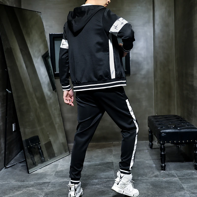 Зимняя одежда для мужчин Vette мужской спортивный костюм комплект 2019 толстовка с