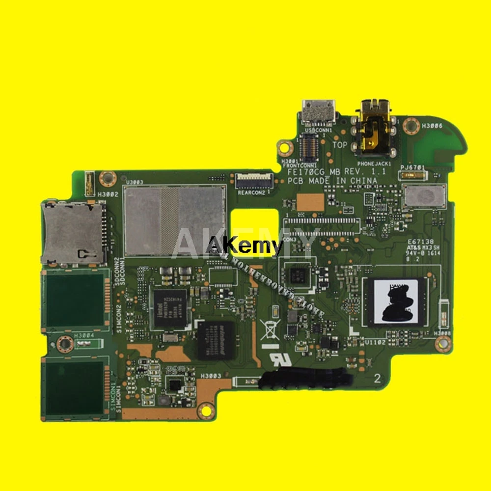 Материнская плата для планшета системная For Asus FonePad 7 FE170CG ME70C 8 ГБ мобильный