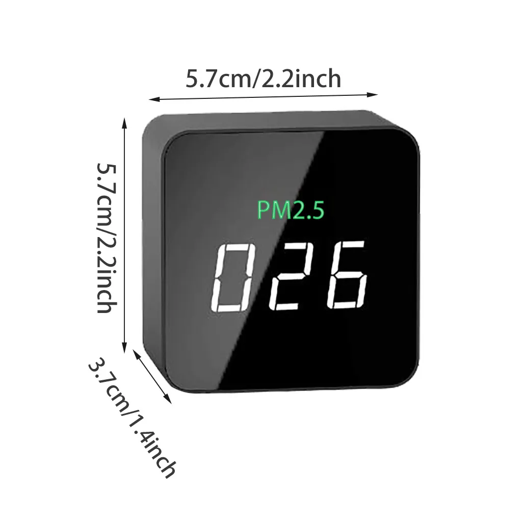 

Air quality monitor family essential optimization flame humidifier colorful light mute humidifier bedroom USB household F4