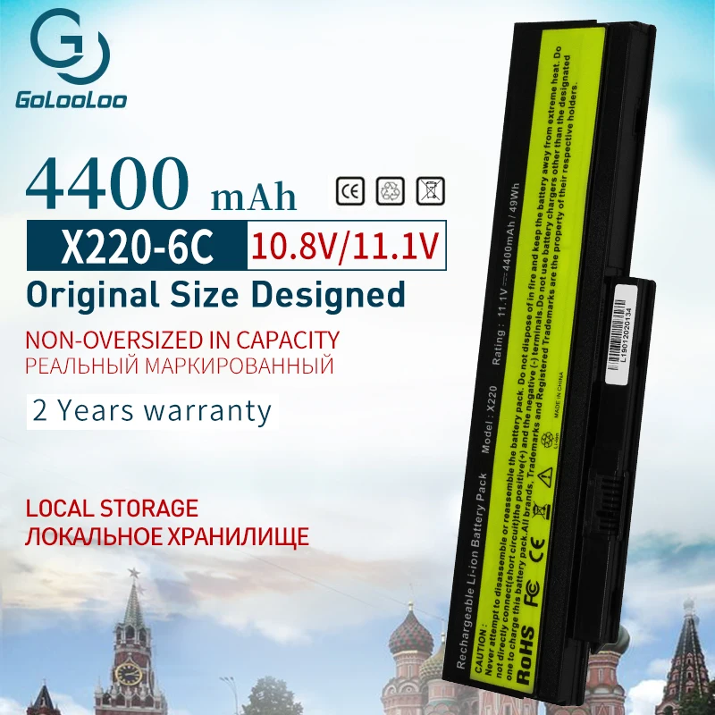 11 1 В Аккумулятор для ноутбука Lenovo ThinkPad X220 X220i X220s 42Y4940 42T4901 42T4863 42T4867 42Y4868 42T4873 42Y4874
